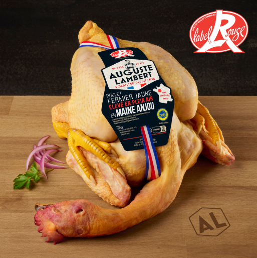 Poulet fermier jaune Label Rouge